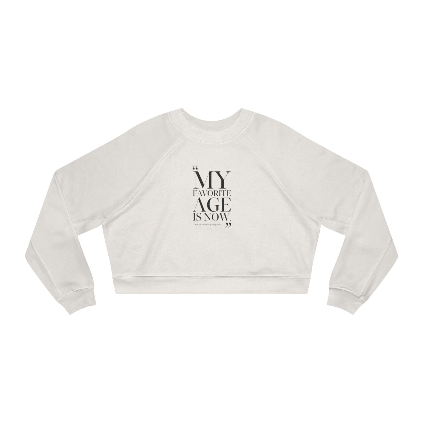 Inspirational Women's Cropped Fleece Pullover - Sparkle Like Dolly