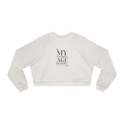 Inspirational Women's Cropped Fleece Pullover - Sparkle Like Dolly