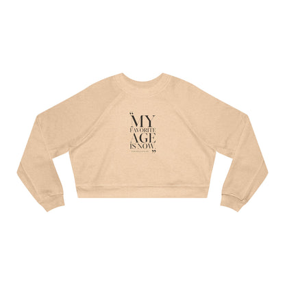 Inspirational Women's Cropped Fleece Pullover - Sparkle Like Dolly