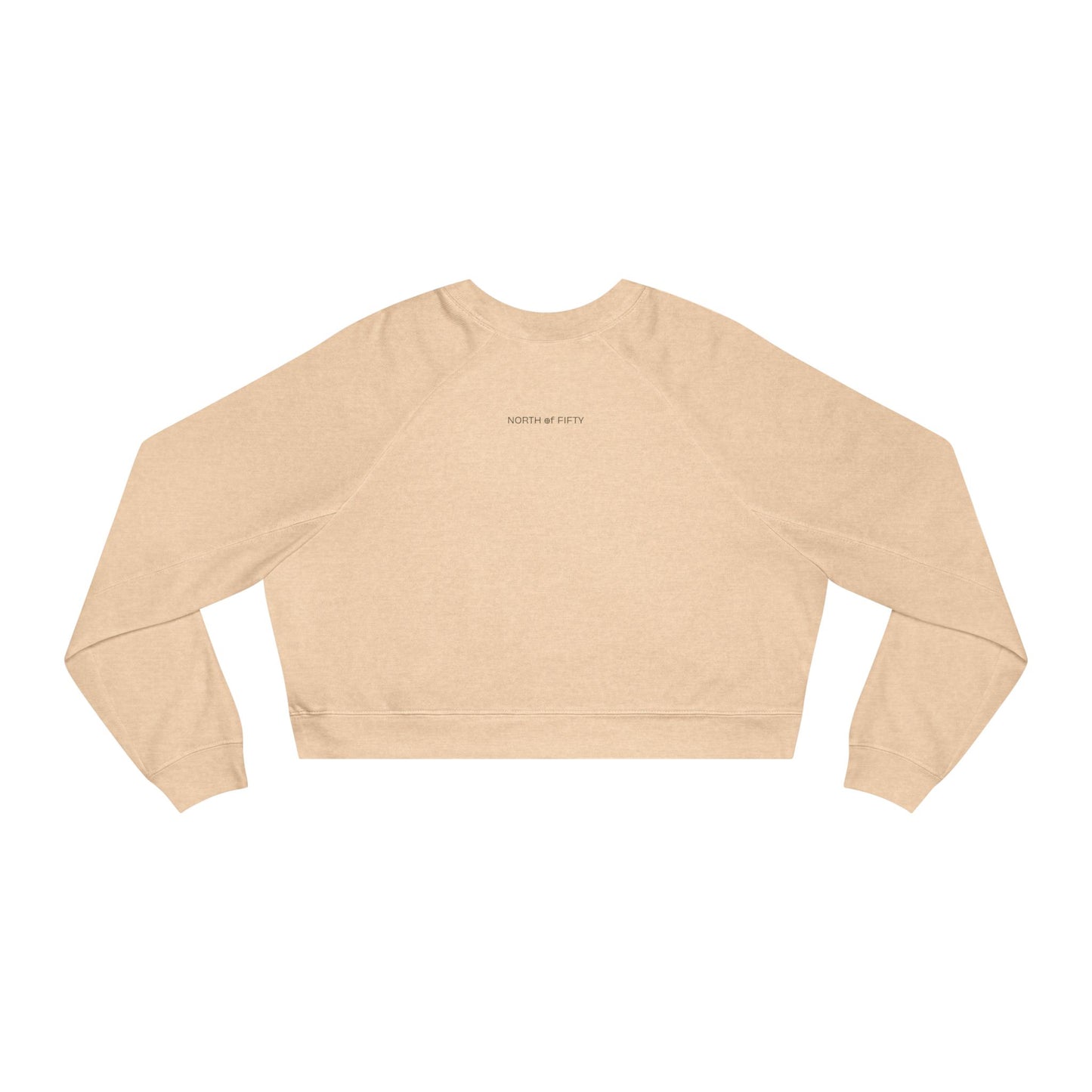 Inspirational Women's Cropped Fleece Pullover - Sparkle Like Dolly